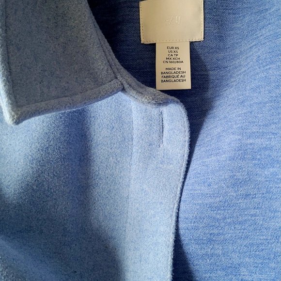 H&M Blue Shacket - Picture 4 of 5